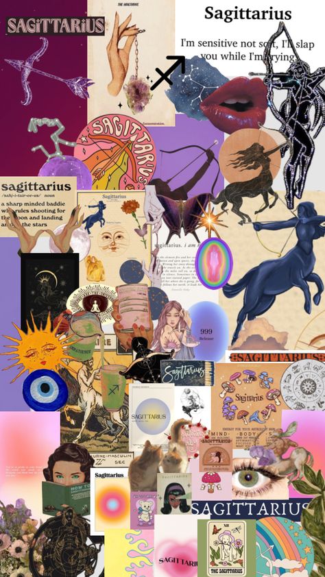 Sagg Saggitarius Wallpapers Aesthetic, Zodiac Sagittarius Art, Sagittarius Wallpaper, Cool Lock Screen Wallpaper, Free Spirit Art, Sagittarius Art, Next Wallpaper, Hippie Aesthetic, Psychadelic Art