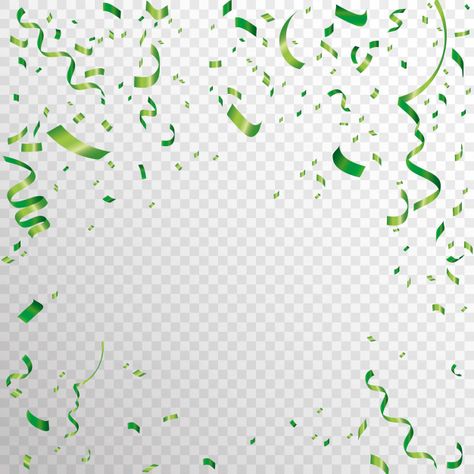 Green confetti | Premium Vector #Freepik #vector #background #wedding #invitation #abstract Birthday Vector Background, Confetti Background Wallpapers, Congratulations Background, Congratulations Wallpaper, Green Confetti, Confetti Background, Background Wedding, Glitter Overlays, Party Poppers