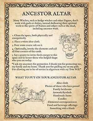 The ancestor altar is a sacred place, a space of coexistence between the living and the dead. Across many traditions, people have called upon our ancestors for guidance, protection, and empowerment. In this blog post, we will explore what is an ancestor altar, why you should cultivate your own, and how to set up a sacred space for your ancestors. Hedge Witches don’t work with any gods or deities, instead communing with the spirits of Nature, or the spirits of the dead January Altar Ideas, How To Set Up An Altar, Ancestor Altar Ideas, Ancestral Witchcraft, Witchcraft Background, Spell Book Printable, Ancestor Altar, Witches Alphabet, Altar Ideas