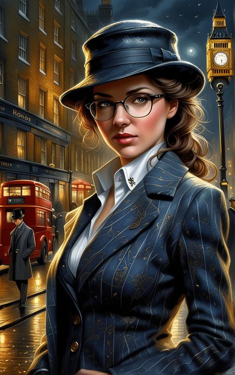 Female Detective, One Image, Create Art, Image Generator, Sherlock Holmes, Social Media Posts, Creating Art, Detective, Sci Fi