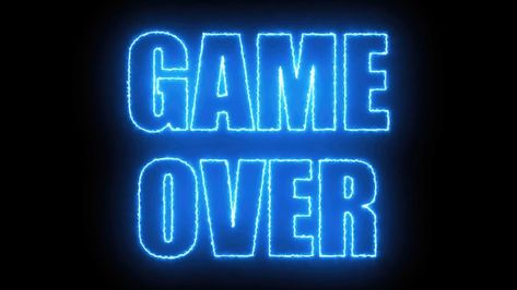 Quemando letras de game over text en neg... | Premium Photo #Freepik #photo #palabras #texto-3d #glitter-negro #estilo-texto Premium Photo, Glitter