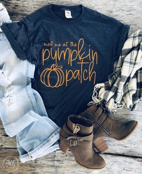 Pumpkin Patch Outfit, California Shirt, Cute Shirt Designs, Autumn T Shirts, Fall Tee, Vinyl Shirts, Halloween Shirts, Diy Shirt, Vintage Shirt