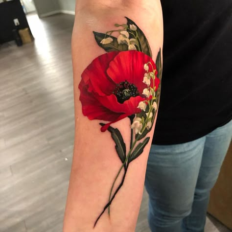 80 Poppy Tattoos to Honor Loss, Find Hope and Enjoy Life — InkMatch Poppy Tattoos, Poppy Tattoo, Poppies Tattoo, Floral Tattoo Sleeve, Up Tattoo, Cover Up Tattoo, Favorite Flower, Tattoo Love, Favorite Flowers