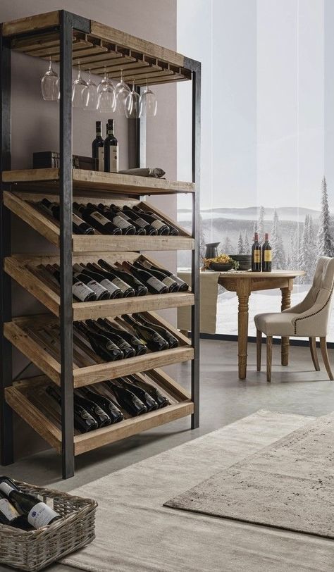 Diy Wine Bar, Wine Cabinet Design, Small Wine Racks, Wine Furniture, Bookcase Lighting, Workbench Plans Diy, Modern Home Bar, Home Wine Cellars, Wine Cellar Design