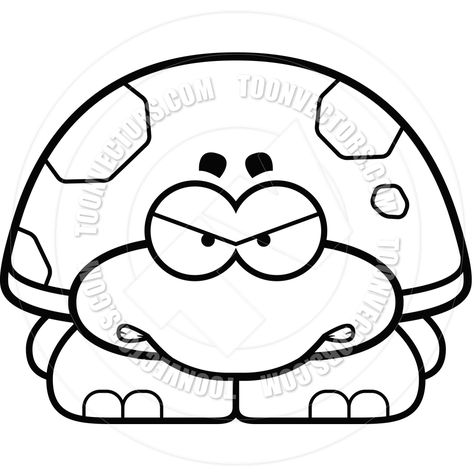 Angry turtle Black And White Clipart, Bujo Doodles, Free Clipart Images, Curious George, Clipart Black And White, Free Clipart, Clipart Images, Cookie Decorating, Tortoise