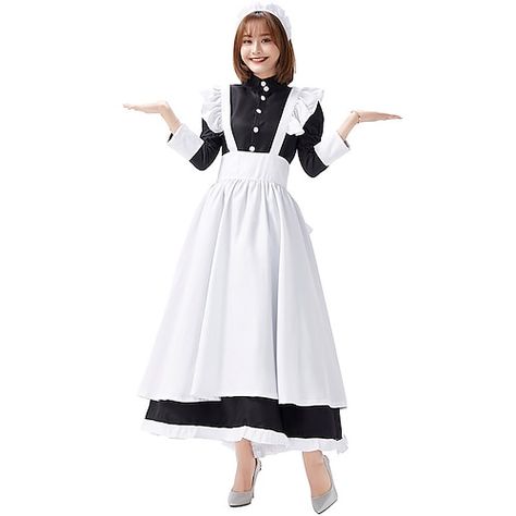 Maid Dress Child, Maid Dress Uniform, Oktoberfest Costume, Farm Clothes, Maid Uniform, Uniform Dress, Dress Halloween Costume, Maid Dress, Fancy Dresses Party