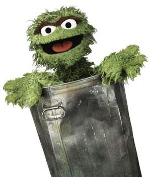 Oscar The Grouch from ''Sesame Street'' Sesame Street Muppets, Sesame Street Characters, Oscar The Grouch, Fraggle Rock, The Muppet Show, The Muppets, Jim Henson, Simple Green, Big Bird