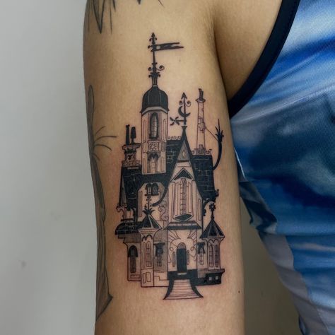 Fosters Home For Imaginary Friends Tattoo, Art Frame Tattoo, Fosters Home For Imaginary Friends Art, Coraline House Tattoo, Buddy Tattoos, Fosters Home For Imaginary Friends, Angel Tattoo For Women, Home For Imaginary Friends, Dna Tattoo