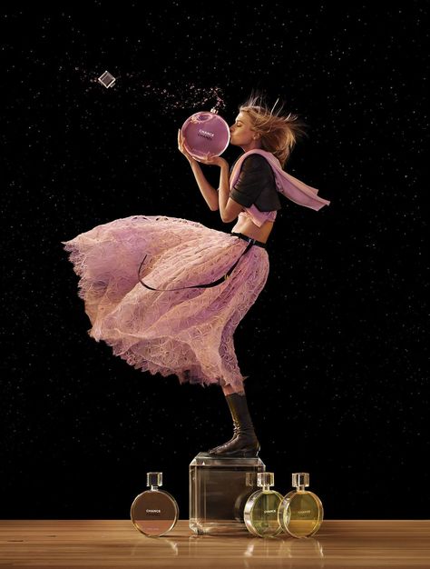 Chanel Perfumes, Jean Paul Goude, Perfume Adverts, Fragrance Advertising, Perfume Chanel, Fragrance Campaign, Chanel Chance, Fragrance Ad, Chanel Fragrance