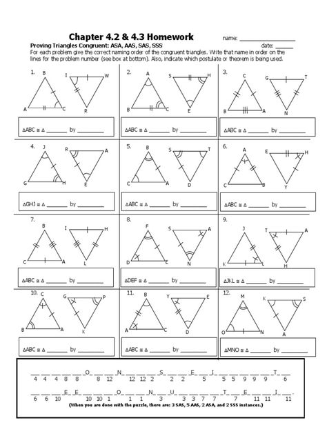 This is a lesson written by the blogger "Math Teacher Mambo" not by me. I just reformatted it to work for my students. It's a lesson about students can recognize SSS, SAS, ASA, and AAS congruence. Triangle Congruence, Descriptive Geometry, Congruent Triangles, Geometry Proofs, Similar Triangles, Geometry Lessons, Teaching Geometry, Triangle Worksheet, Geometry Triangles