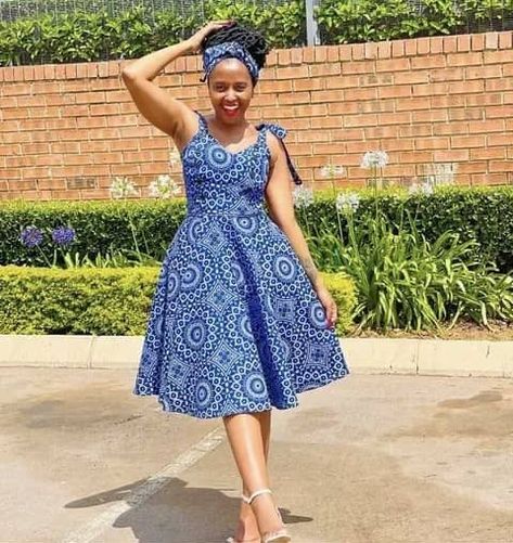 Tswana Traditional Attire, Setswana Traditional Dresses, Shweshwe Dresses Patterns, Tswana Traditional Dresses, South African Traditional Dresses, African Traditional Wear, Shweshwe Dresses, Traditional African Clothing, Dresses By Pattern