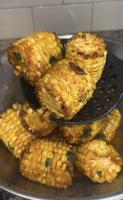 Copycat Wingstop Cajun Fried Corn, Cajun Fried Corn, Copycat Wingstop, Cajun Corn, Cajun Fries, Fried Corn, Corn Kernel, Corn On The Cob, Cayenne