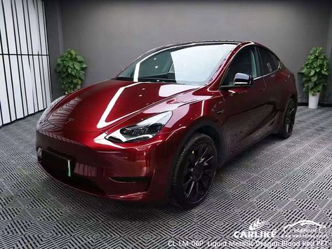 Tesla Wrapped, Red Tesla, Wrapped Tesla Model 3, Wrapped Tesla, Matte Red Car Wrap, Tesla X, Vinyl Wrap Car, Pet Car, Tesla Roadster