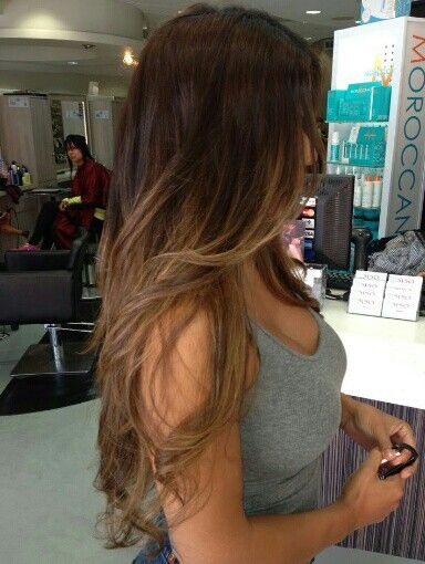 Dark brown hair caramel ombre Ombre Hair Color For Brunettes, Caramel Ombre Hair, Cabelo Ombre Hair, Brown Ombre Hair Color, Hair Caramel, Caramel Ombre, Best Ombre Hair, Brown Ombre Hair, Fesyen Rambut