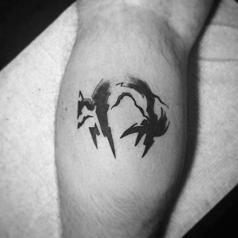 50 Metal Gear Tattoo Designs For Men - Gaming Ink Ideas Metal Gear Tattoo, F Tattoo, Gear Tattoo, Solid Snake, Gaming Tattoo, Tattoo Designs For Men, Big Boss, Snake Tattoo, Ink Ideas