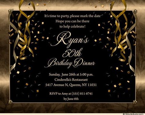 Birthday Party Invitations For Men, Baby Birthday Party Food, Graduation Party Invitations Diy, Birthday Verses For Cards, Christmas Party Drinks, Moms 50th Birthday, 50th Birthday Party Invitations, 50th Birthday Invitations, Sea Birthday Party