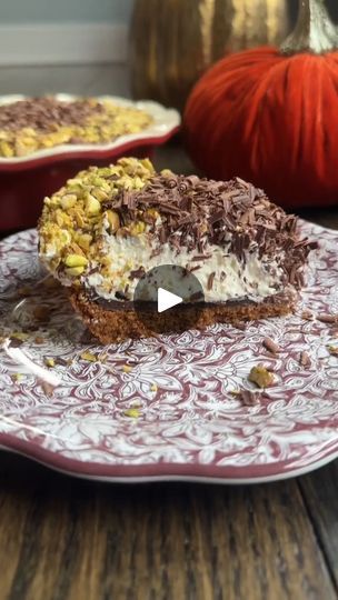 21K views · 312 reactions | SAVE my CANNOLI PIE recipe and be the hero of your next holiday party! Full recipe below. If you bored of your standard holiday pies, try my CANNOLI PIE….it’s super easy to make and soooo delicious. Feel free to buy a premade graham cracker crust instead of making the Biscoff crust, but don’t skip on the dark chocolate base!

Pie Crust Ingredients:
-40 Biscoff cookies
-8 tbsp butter melted
-1 cup mini dark chocolate chips

Pie Ingredients
-1 ½ lbs ricotta STRAINED OF ANY EXCESS MOISTURE
-12 ounces mascarpone or full fat cream cheese
-1 ¼ cups powdered sugar
-1 orange zested
-1 tsp vanilla extract
-1 cups mini dark chocolate chips
-1 cup chopped pistachio
-4 ounces chocolate shaved

Pie Crust Instructions
-Preheat oven to 350F
-Add Biscoff cookies and butter to a Cannoli Pie Recipe, Cannoli Pie, Biscoff Crust, Chocolate Chip Pie, Mini Dark, Holiday Pies, Biscoff Cookies, Cracker Crust, Gluten Free Sugar Free