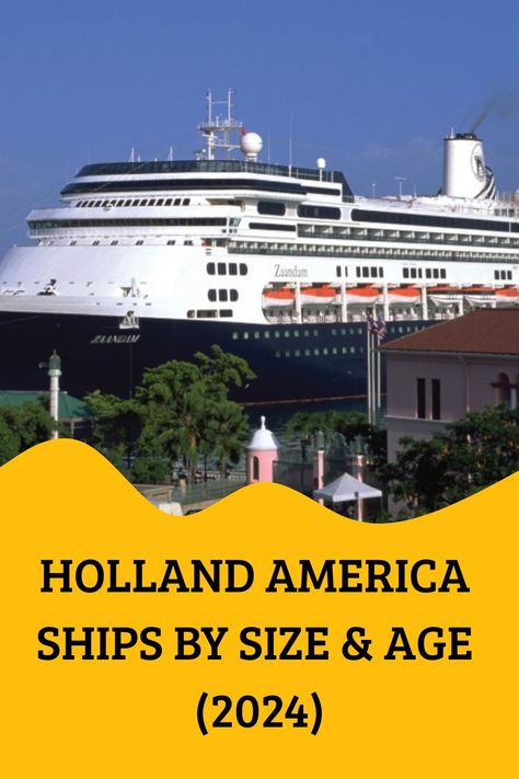 See a list of all of the Holland America Line cruise ships, ordered by year and by size. See how the ships compare and which to choose for your next cruise. Biggest Cruise Ship, Costa Cruises, P&o Cruises, Holland America Line, Msc Cruises, How To Book A Cruise, Panama Canal, Holland America, Celebrity Cruises