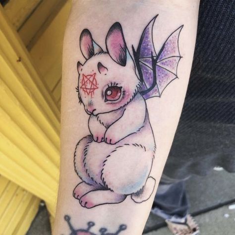 Stuffed Bunny Tattoo, Bunny Tattoo, Stuffed Bunny, Best Tattoo Designs, Online Group, Best Tattoo, Body Art, Bat, Tattoo Designs