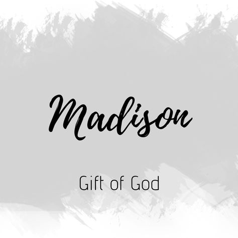 Madison Name Meaning, Madison Name Aesthetic, Madison Meaning, Madison Aesthetic, Madison Name, Bible Baby Names, Meaningful Baby Names, Sweet Baby Names