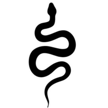 Snake Stencil, Snake Outline, Snake Symbol, Small Snake Tattoo, Cobra Tattoo, Koi Fish Drawing, Snake Drawing, Small Snakes, Snake Tattoo Design