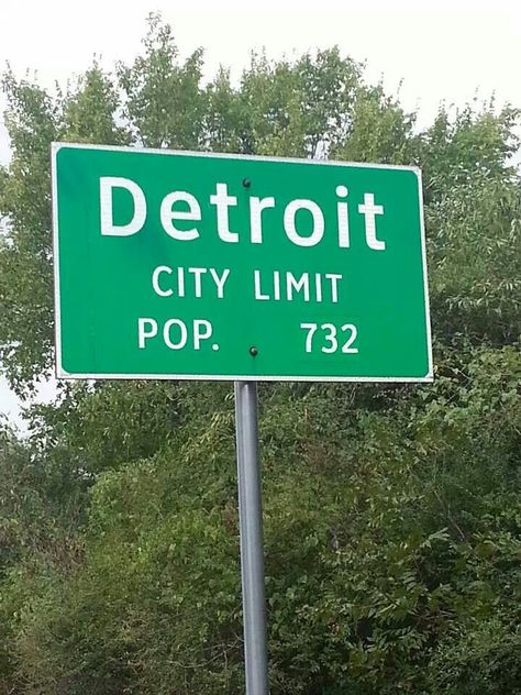 Super Old Detroit City Limits Sign Detroit Aesthetic, City Signs, America Trip, Oregon Waterfalls, City Sign, Detroit City, Usa Cities, Evergreen Forest, Type Shi