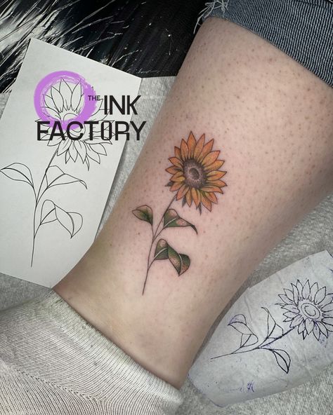 You're a sunflower.. Beautiful colourful piece done by @rafa.inkreligion . Drop us a DM or email and get booked in. #TheInkFactory #DublinTattoo #Ireland #Tattoo #IrishTattoos #SunflowerTattoo #FloralTattoo Ireland Tattoo, Irish Tattoos, Sunflower Tattoo, Got Books, Sunflower, Tattoos, Crystals, Color