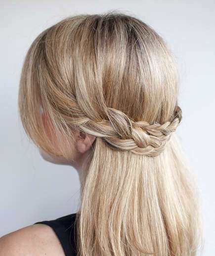 Half Crown Braid, Easy Office Hairstyles, Half Crown Braids, Princess Braid, Cool Easy Hairstyles, Special Event Hair, Braided Crown Hairstyles, Half Crown, Office Hairstyles