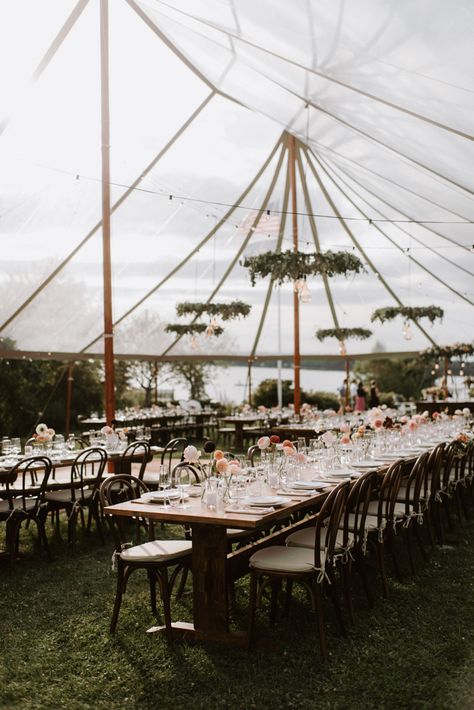 Labor Day Weekend Wedding, Sperry Tent Wedding, Maine Wedding Venues, Clear Tent, Cottage Wedding, Barn Wedding Decorations, Tent Reception, Ethereal Wedding, Barn Decor