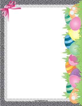 Great for the Easter holiday, this printable border shows an Easter egg hunt with pretty, colorful egg. Free to download and print. Easter Egg Border, Easter Borders, Easter Border, Easter Activities For Preschool, Printable Border, Easter Frame, Easter Preschool, Easter Printables Free, Easter Wallpaper