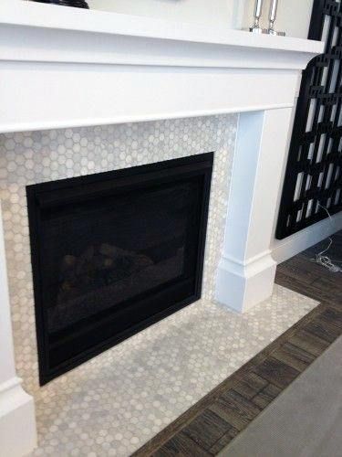 Best Fireplace, Fireplace Mantel Designs, Fireplace Redo, Stone Fireplace Mantel, Fireplace Update, Fireplace Tile Surround, Mantel Design, Farmhouse Fireplace, White Fireplace