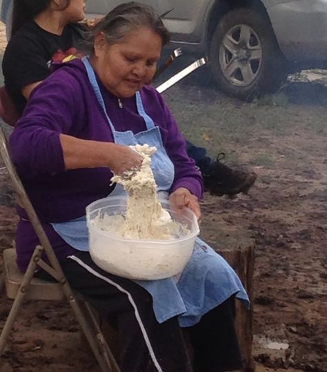 Authentic Navajo Fry Bread Recipe, Navajo Fry Bread Recipe, Native American Fry Bread Recipe, Navajo Fry Bread, Native American Fry Bread, Fry Bread Recipe, White Corn Meal, Wartime Recipes, Fried Bread Recipe