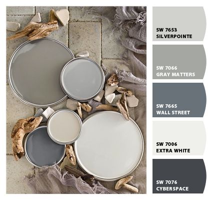 Looking for a warm #GrayPaint color? Here are five #SherwinWilliams colors to choose from. Garage Designs, Fashion Design Inspiration, Interior Paint Colors Schemes, Interior Paint Colors, Exterior Paint Colors, Paint Colors For Home, Detached Garage, Exterior House Colors, New Wall