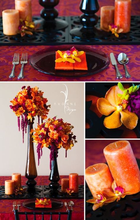 Sunrise_DTI2 Pumpkins Wedding, Tangerine Dream, Wedding Consultant, Sunset Wedding, Fall Dinner, Gossip News, Orange Wedding, Fall Wedding Colors, Beautiful Centerpieces