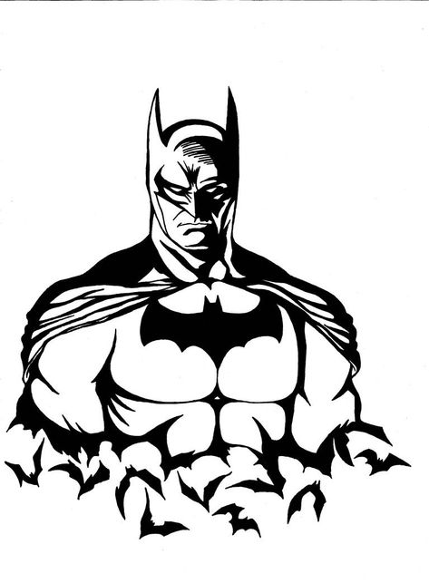 Batman Silhouette, Batman Art Drawing, Batman Wall Art, Batman Wall, Batman Drawing, Batman Tattoo, Batman Artwork, White Drawing, Tattoo Stencil