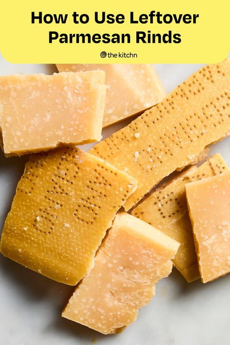 Parmesan rinds are the secret ingredient for more flavorful soups, sauces, beans, and more! Chef Skills, Diy Foods, Parmesan Rind, Egg Dishes, Egg Dish, Cooking Basics, Drink Ideas, Secret Ingredient, Kitchen Tips