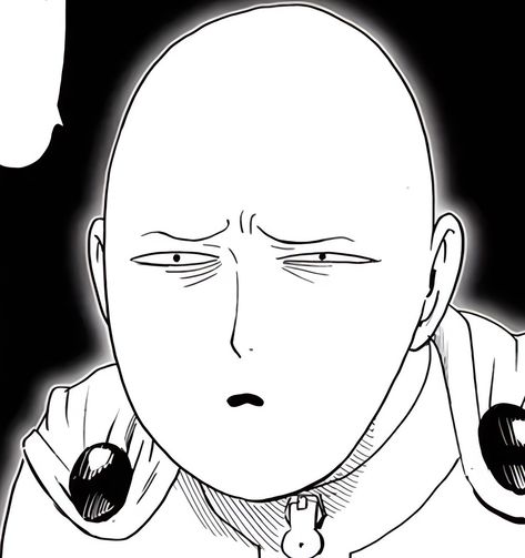 One Punch Man Panels, Saitama Funny Face, Manga Funny Face, Saitama Icons, Saitama Manga, Saitama X Genos, Saitama Genos, Punch Manga, One Pun