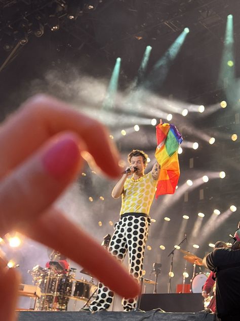 Harry Styles Pride Flag, Harry Styles Update, Harry Styles Tour, Mr Style, Harry Styles Love On Tour, Hamburg Germany, Harry Edward Styles, Pride Flag, Edward Styles