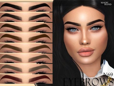 Sims 4 Mods Nails, Eyebrow Sims 4 Cc, Sims 4 Cc Hair Kids Girl, Sims 4 Face Mods, Sims 4 Cc Brows, Sims4 Eyebrows, The Sims 4 Nails, Sims 4 Facial Hair Cc, Sims 4 Cc Kids Hair