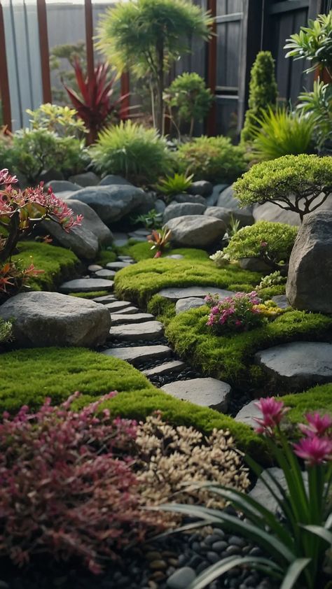 Unearth Your Zen: 15 Backyard Garden Ideas That Will Calm Your Mind - Inspire Inlet Zen Garden With Pond, Backyard Japanese Garden, Design Taman, Zen Garden Backyard, Buddha Zen Garden, Backyard Garden Ideas, Zen Garden Design, Zen Gardens, Buddha Zen