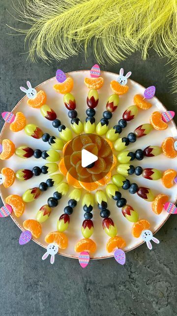 Weenussanun Homhuan on Instagram: "Easter Fruit Skewers Platter Inspiration Ideas 🐰 Leave a ♥️ If you like this post and save for later 🫶  Shop the Easter picks sticks on my Amazon storefront, link in my Bio!  Wishing you a lovey evening and a wonderful week ahead everyone 🤍 @inspo_by_rio_ 🌈  #fruitscutting #fruitplatter #fruitplate #easterfood #eastersnacks #easterinspo" Cute Fruit Skewers, Easter Fruit Skewers, Cute Fruit Tray Ideas Creative, Easter Skewers, Creative Fruit Ideas, Easter Fruit Platter, Fruit Sticks Ideas, Easter Fruit Ideas, Easter Fruit Kabobs