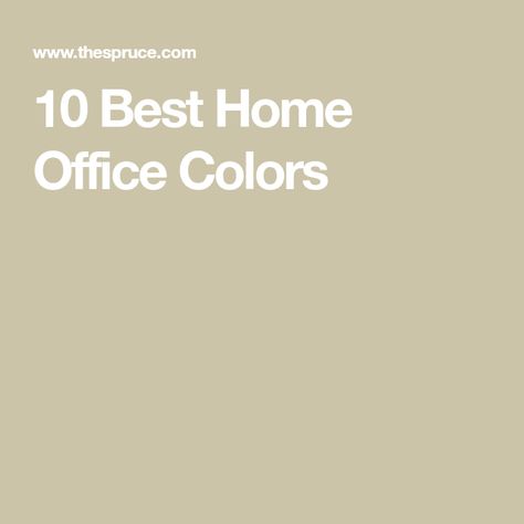 10 Best Home Office Colors Home Study Paint Colors, Wall Colors For Office Small Spaces, Feminine Office Color Scheme, What Color Should I Paint My Home Office, Work From Home Office Paint Colors, Study Paint Colors Home Offices, Study Room Colour Ideas, Best Wall Colors For Home Office, Fun Office Paint Colors