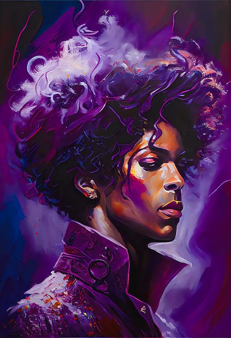 Prince Painting Purple Rain, Forensic Art, Prince Singer, Prince Portrait, Prince Painting, Portfolio Sketchbook, Singer Wallpaper, Artist Wallpaper, Prince Gifs