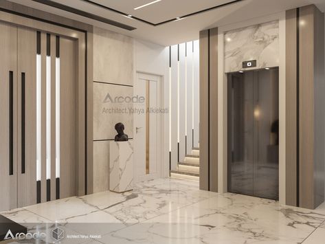 Home Lobby Design, Villa Entrance Interior Design, Villa Entrance Interior, Entrance Lobby Design Residential, Lobby Design Residential, Lobby Design Ideas, Entrance Lobby Design, Lift Lobby Design, Elevator Lobby Design