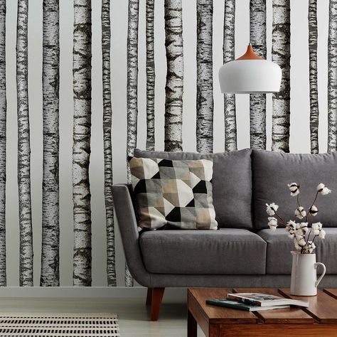 Roommate Decor, Temporary Decorating, White Birch Trees, Big Board, Tree Wall Decal, Birch Trees, White Birch, Nursery Wall Decals, Popular Wallpaper