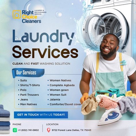 E-flyer design for a Laundry Service brand. Pant Trousers Women, Laundry Service, Ladies Gown, Duvet Comforters, Flyer Design, Suits For Women, Duvet Covers, T Shirt, Quick Saves