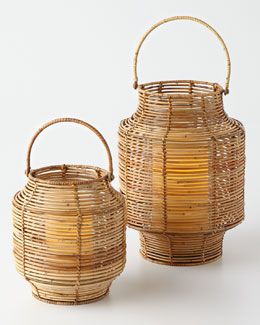 -53FM Rattan Lanterns China Landscape, Rattan Lantern, California Beach House, Ancient Chinese Architecture, Wooden Lanterns, Bamboo Crafts, Outdoor Lanterns, Candle Lanterns, Floor Lamp Lighting