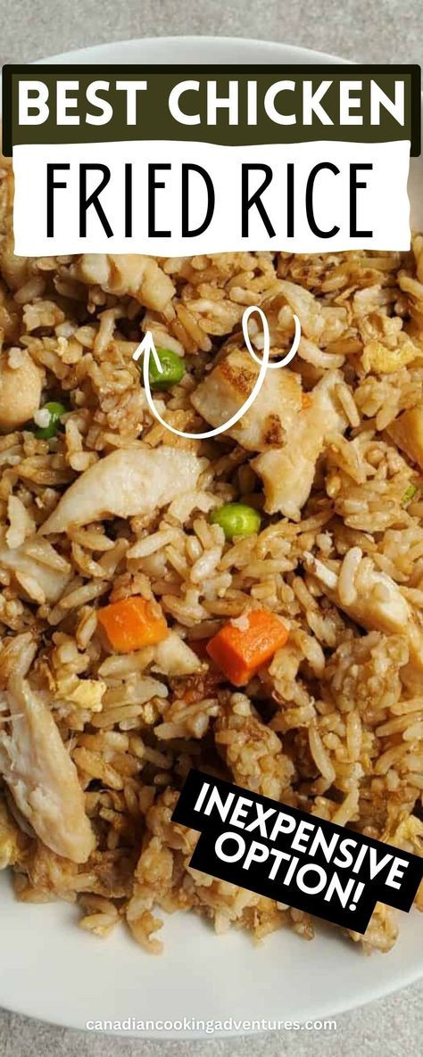 Chicken fried rice Best Chicken Fried Rice Recipe, Best Chicken Fried Rice, Chicken Fried Rice Recipe, Eastern European Recipes, Blogger Photos, Chinese Chicken, Canadian Food, Pasta Dinners, Chicken Fried Rice