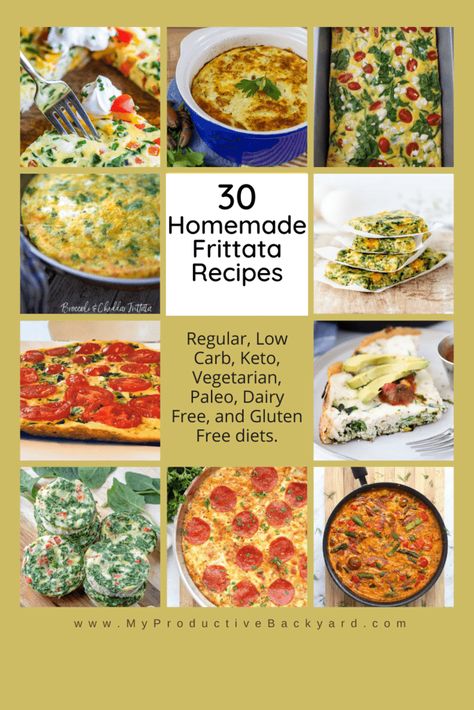 Homemade Frittata, Egg Frittata Recipes, Vegetable Frittata Recipes, Asparagus Frittata, Dairy And Gluten Free, Chorizo And Potato, Vegetable Frittata, Egg Casserole Recipes, Family Breakfast