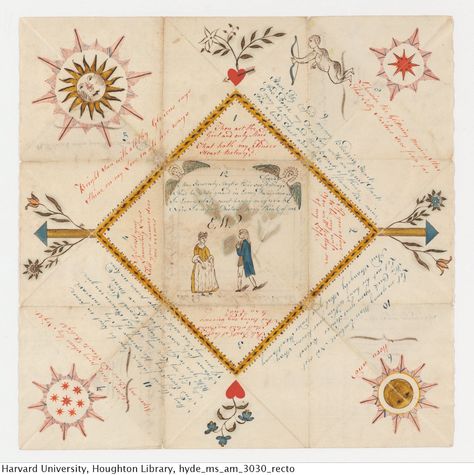 The Intricate Designs of an 18th-Century Love Token Puzzle Purse, Valentines Puzzles, Regency London, Letter Folding, Victorian Valentines, Floor Cloths, Illustration Botanique, Playlist Covers, Love Token